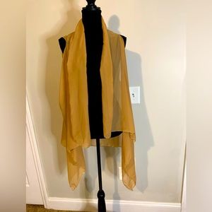 Caramel Sheer Shawl Cover